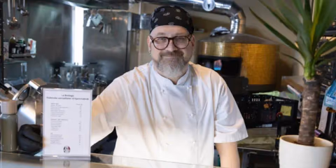 Marcello Baroni med italienske delikatesser i Randaberg - Bygdebladet